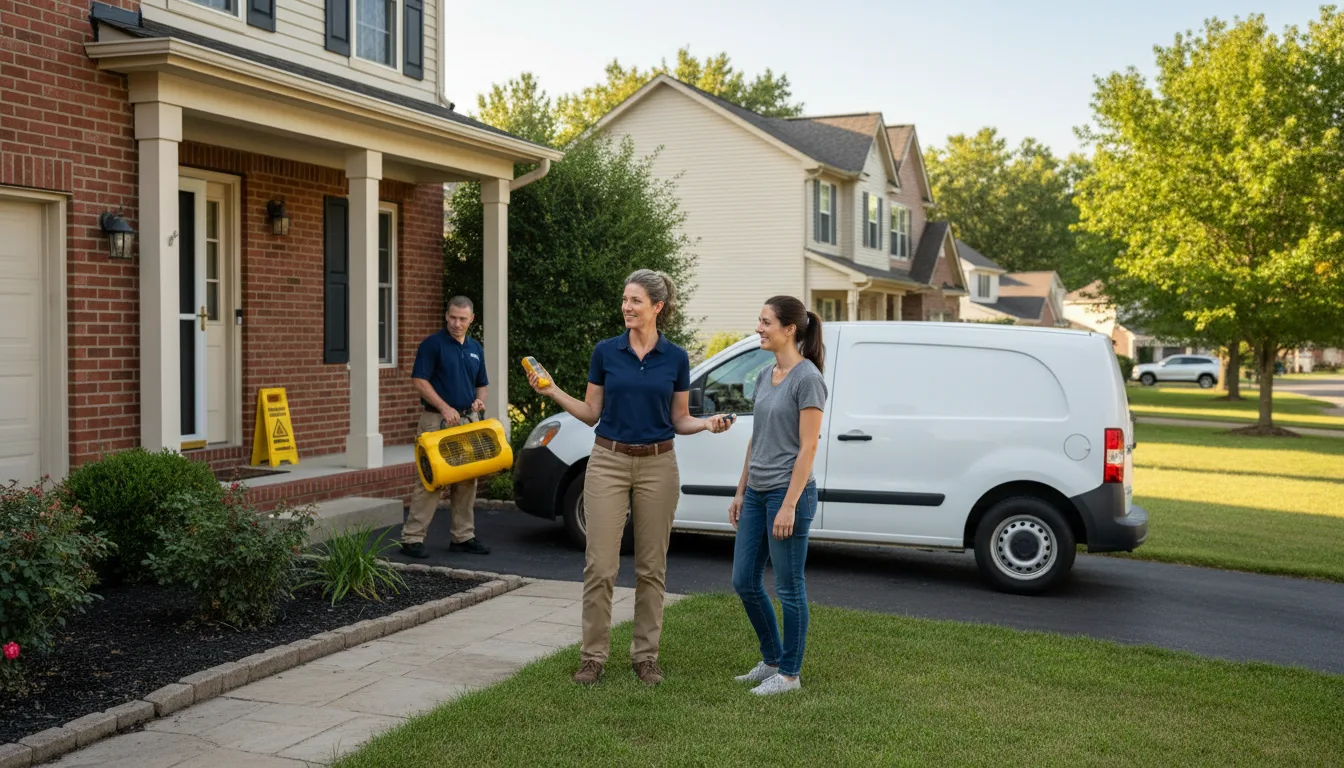 Water restoration image for Fire And Smoke Damage Restoration in Brook, IN